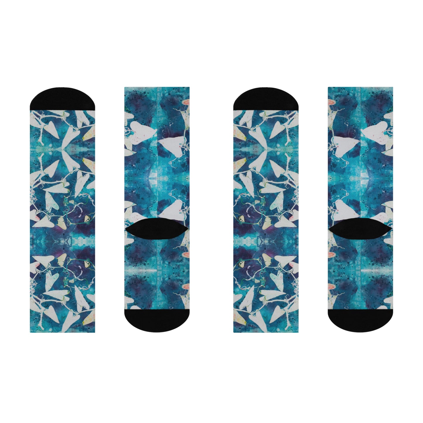 Wild Bindweed Crew Socks – Thoughtfully Made, One Pair at a Time
