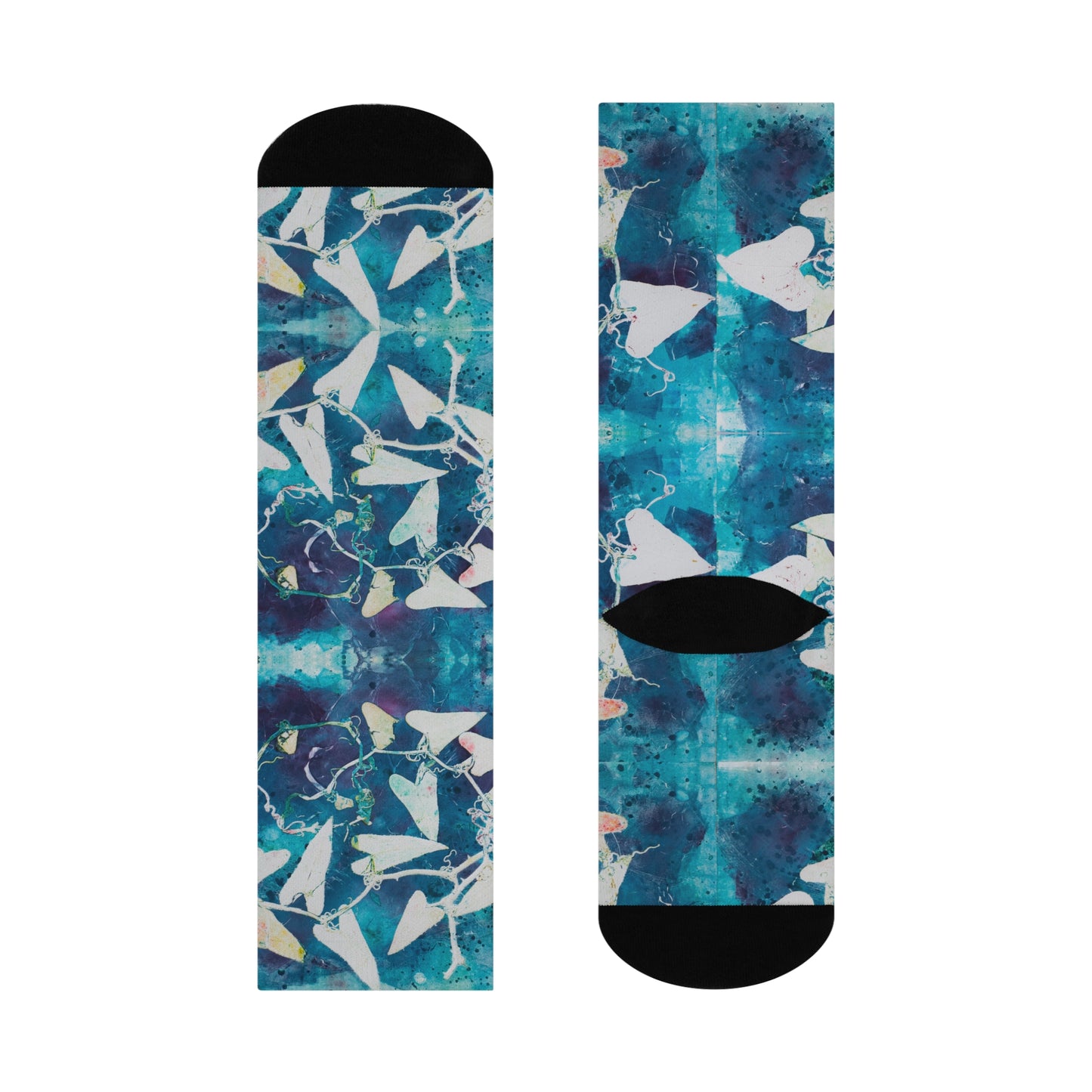 Wild Bindweed Crew Socks – Thoughtfully Made, One Pair at a Time