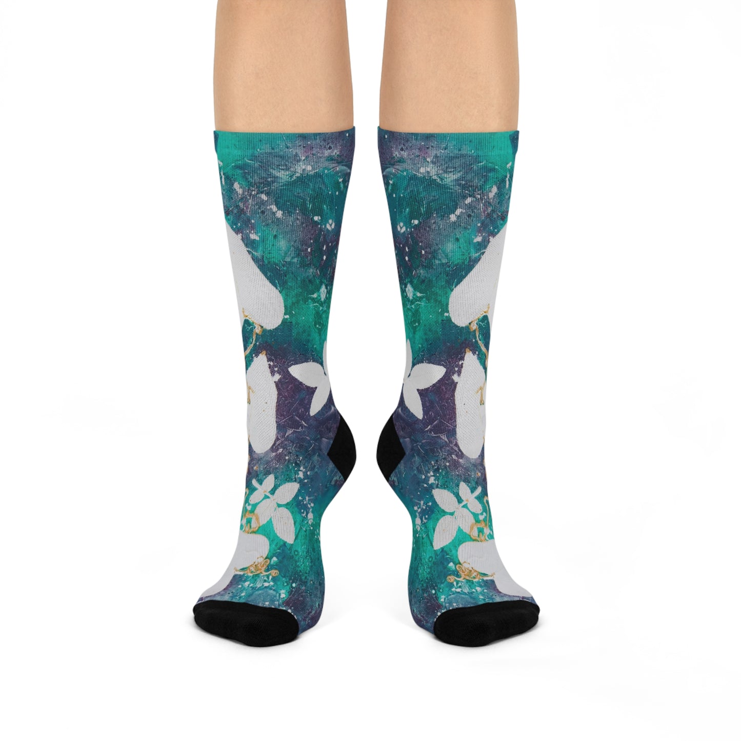 Wild Bindweed Socks – Nature’s Rebel Edge
