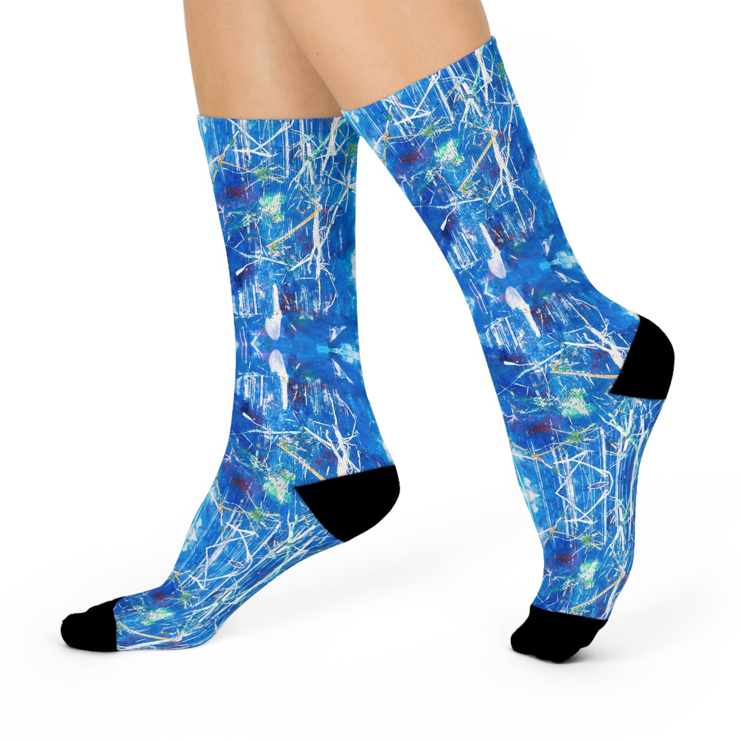 Electric Eden Socks – Blue green Voltage