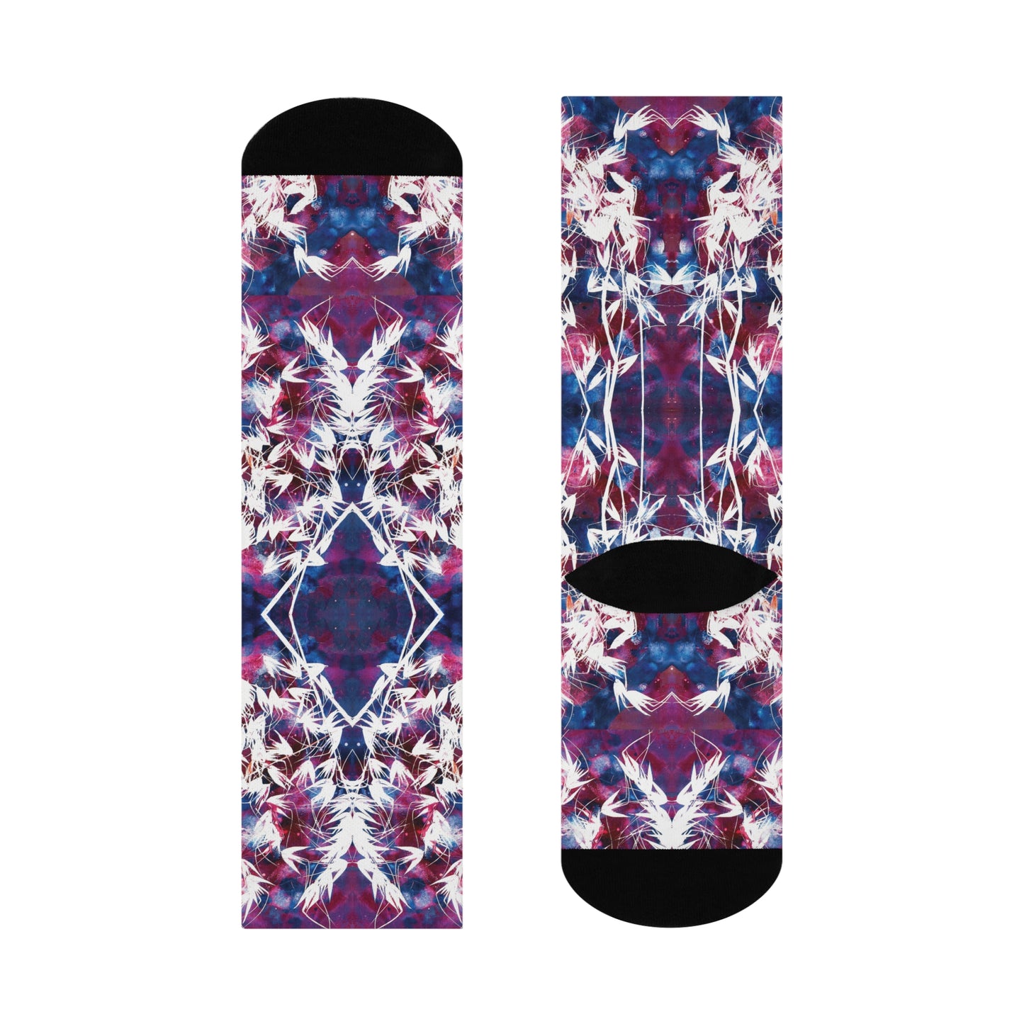 Electric Eden Socks – Blue & Orange Voltage