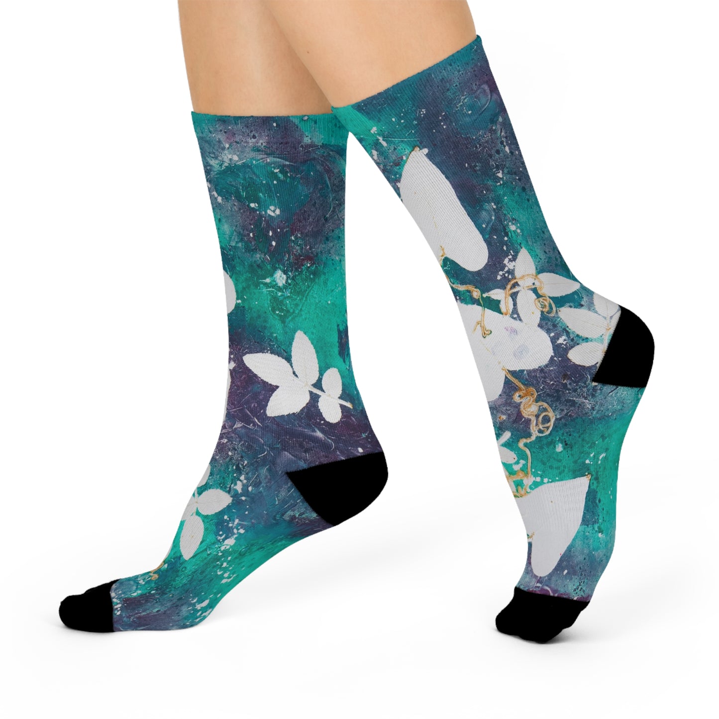 Wild Bindweed Socks – Nature’s Rebel Edge