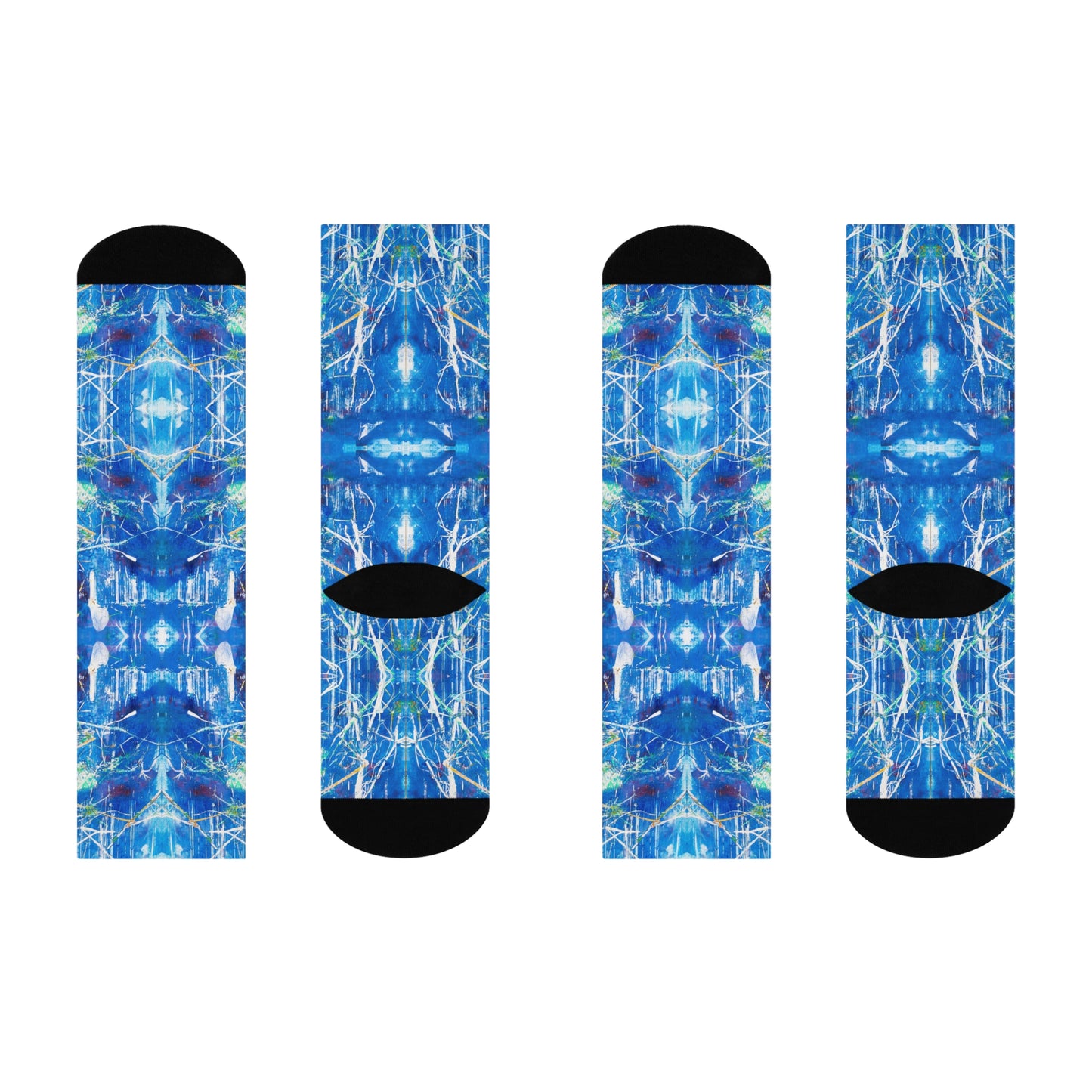 Electric Eden Socks – Blue green Voltage