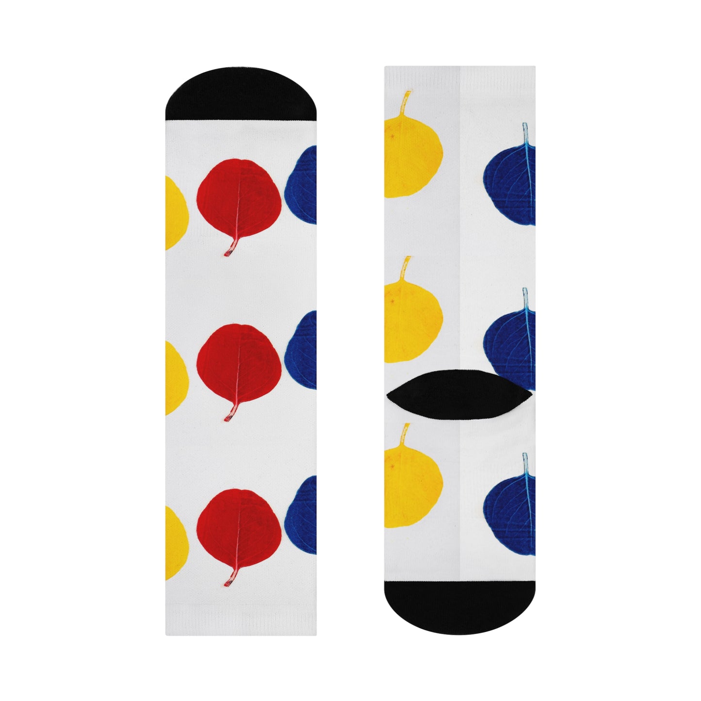 Botanical Burst Crew Socks – Wearable Sunshine & Sky