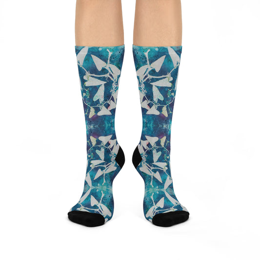 Wild Bindweed Crew Socks – Thoughtfully Made, One Pair at a Time